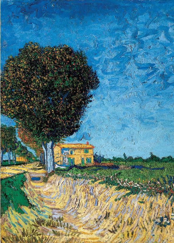 Vincent Van Gogh Avenue bij Arles Spain oil painting art